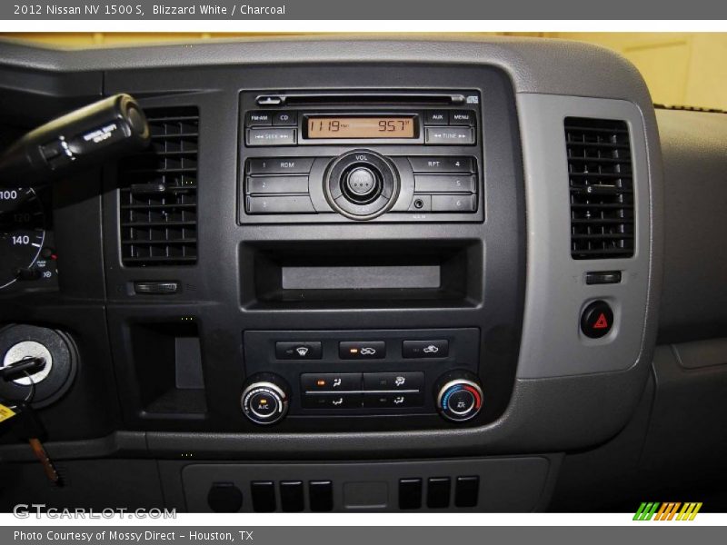 Blizzard White / Charcoal 2012 Nissan NV 1500 S