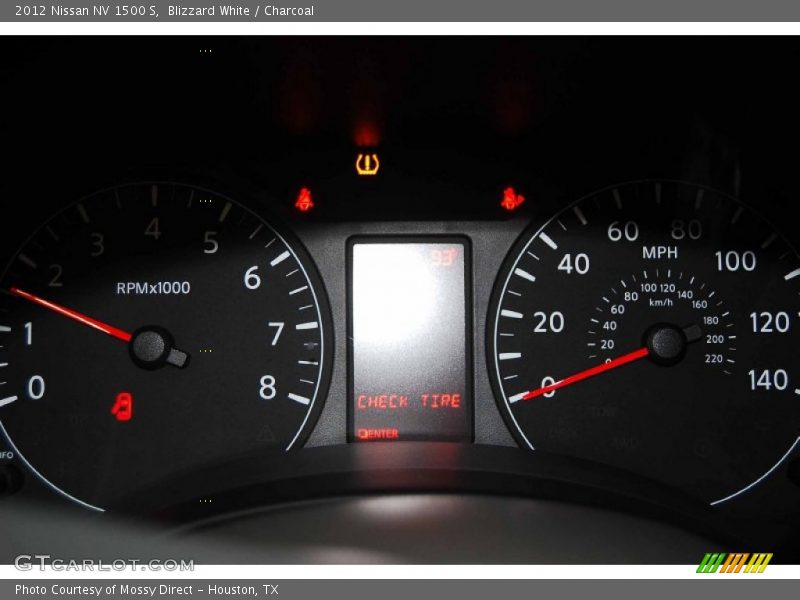 Blizzard White / Charcoal 2012 Nissan NV 1500 S