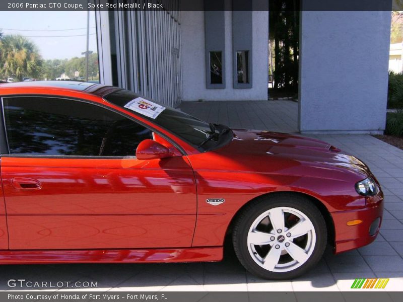 Spice Red Metallic / Black 2006 Pontiac GTO Coupe