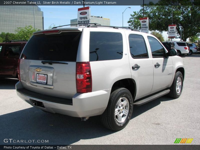 Silver Birch Metallic / Dark Titanium/Light Titanium 2007 Chevrolet Tahoe LS