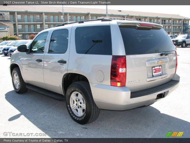 Silver Birch Metallic / Dark Titanium/Light Titanium 2007 Chevrolet Tahoe LS