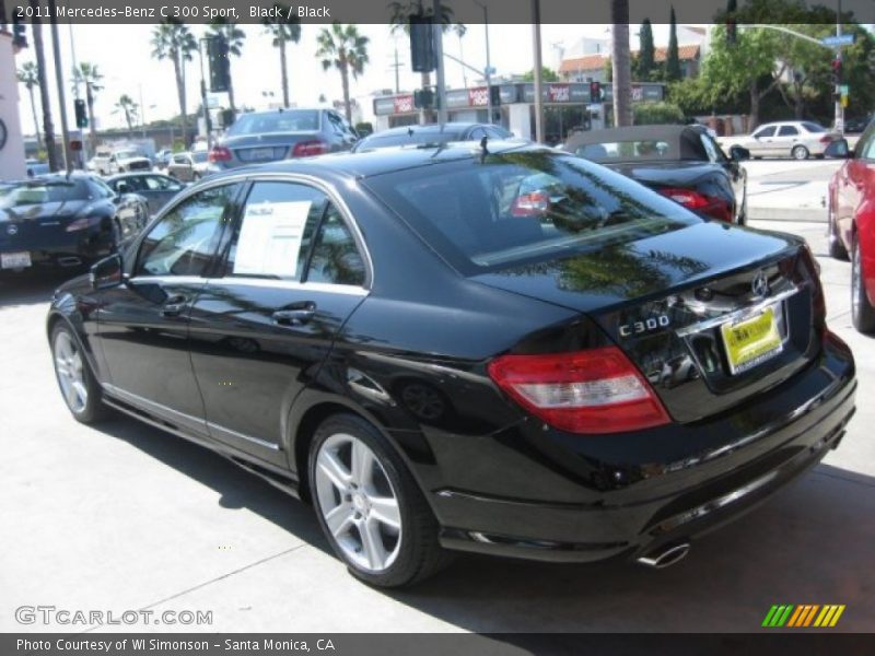 Black / Black 2011 Mercedes-Benz C 300 Sport