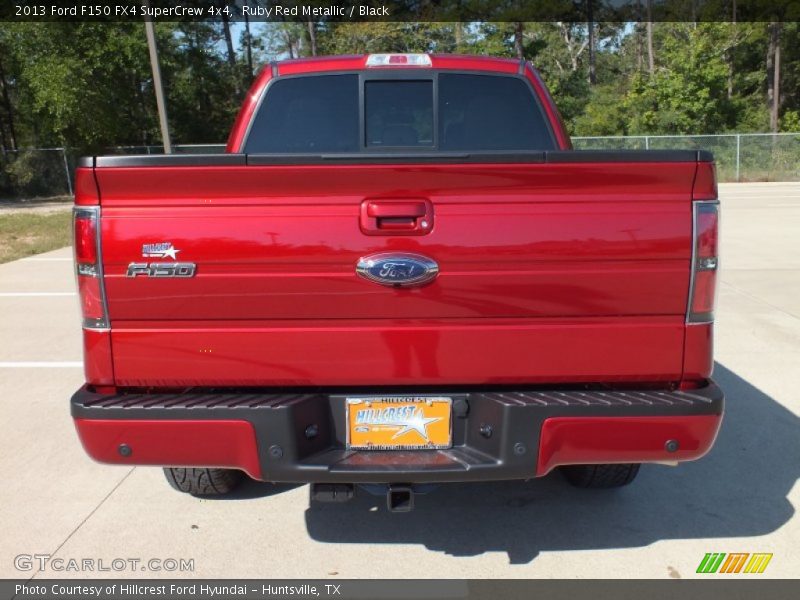 Ruby Red Metallic / Black 2013 Ford F150 FX4 SuperCrew 4x4