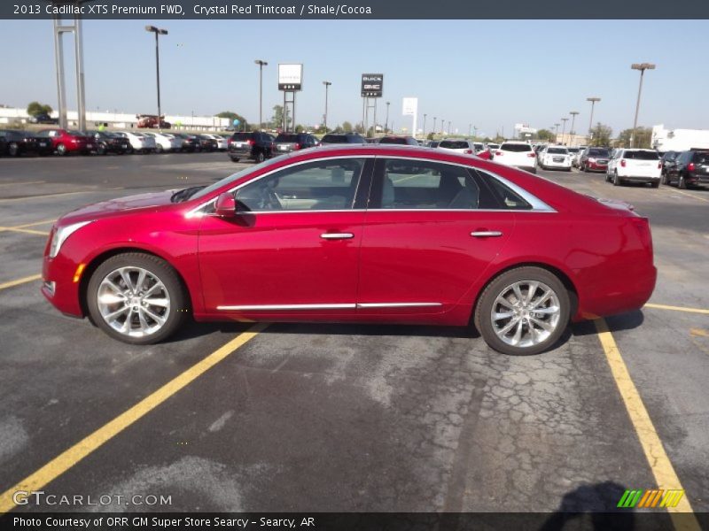 Crystal Red Tintcoat / Shale/Cocoa 2013 Cadillac XTS Premium FWD