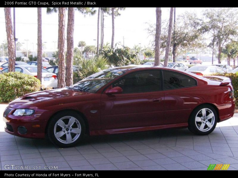 Spice Red Metallic / Black 2006 Pontiac GTO Coupe