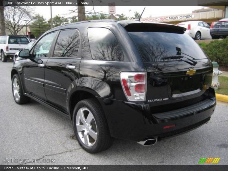 Black / Ebony 2008 Chevrolet Equinox Sport AWD