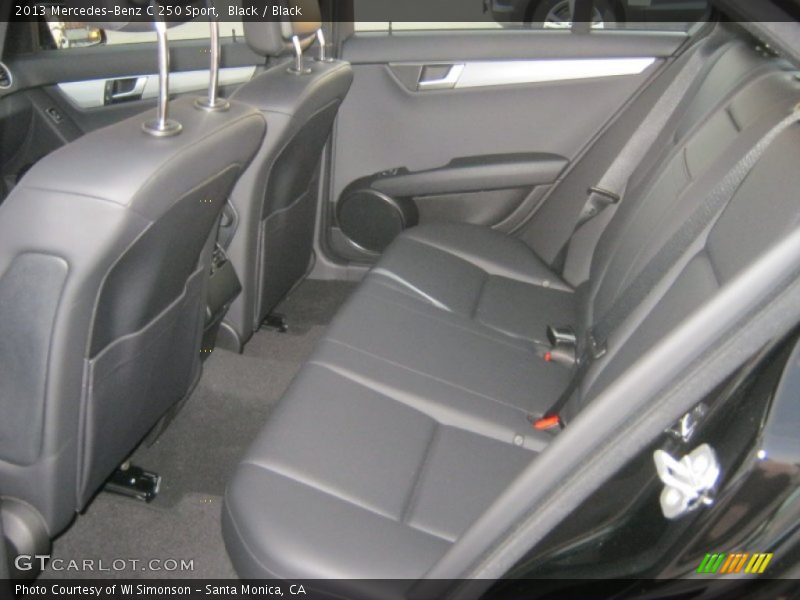 Black / Black 2013 Mercedes-Benz C 250 Sport