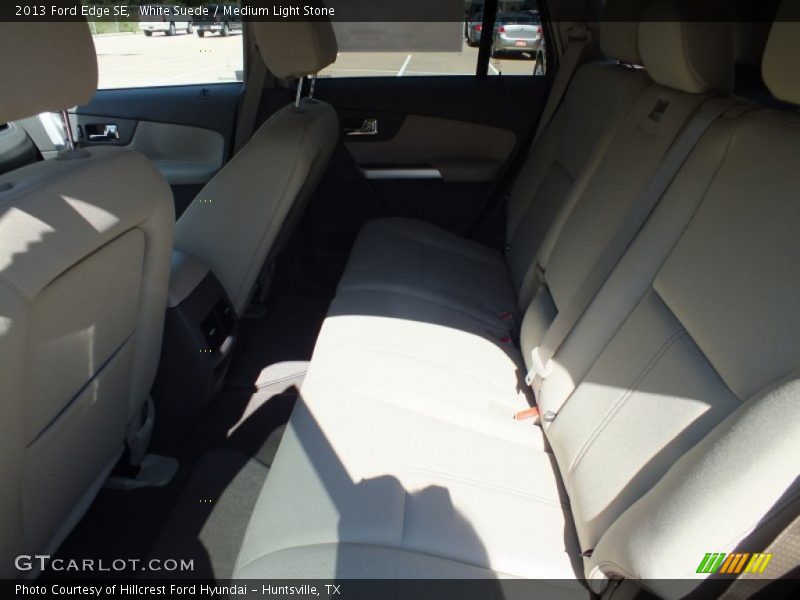 White Suede / Medium Light Stone 2013 Ford Edge SE