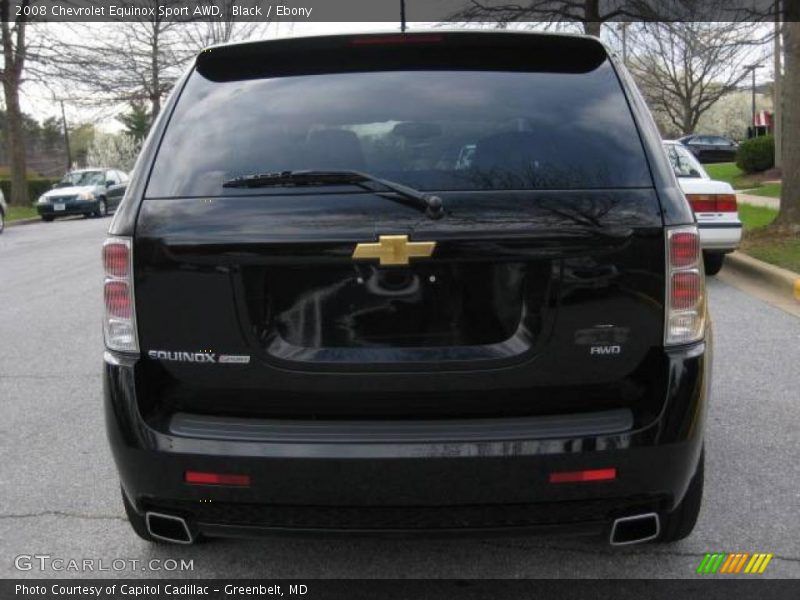 Black / Ebony 2008 Chevrolet Equinox Sport AWD
