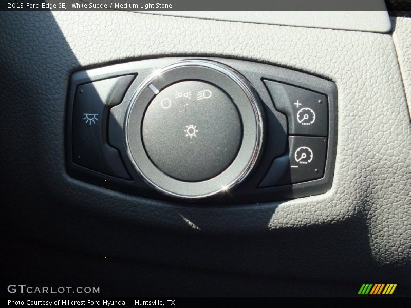 White Suede / Medium Light Stone 2013 Ford Edge SE