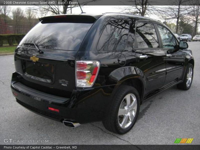 Black / Ebony 2008 Chevrolet Equinox Sport AWD