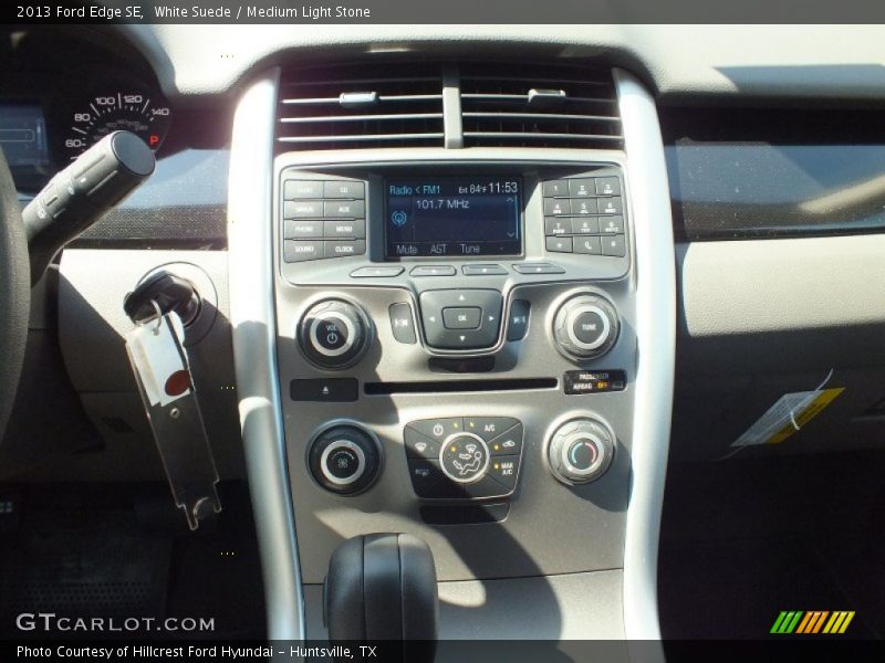 White Suede / Medium Light Stone 2013 Ford Edge SE
