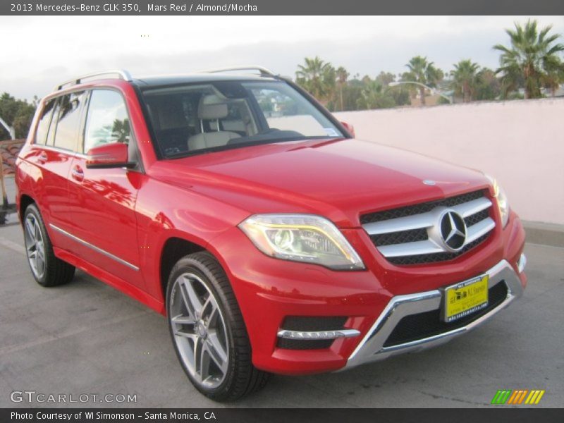 Mars Red / Almond/Mocha 2013 Mercedes-Benz GLK 350