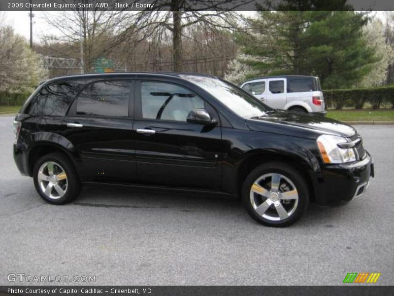 Black / Ebony 2008 Chevrolet Equinox Sport AWD