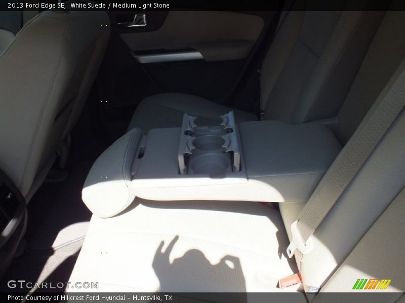 White Suede / Medium Light Stone 2013 Ford Edge SE