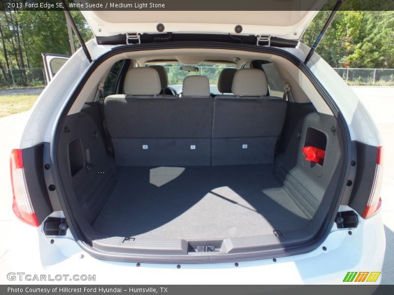 White Suede / Medium Light Stone 2013 Ford Edge SE