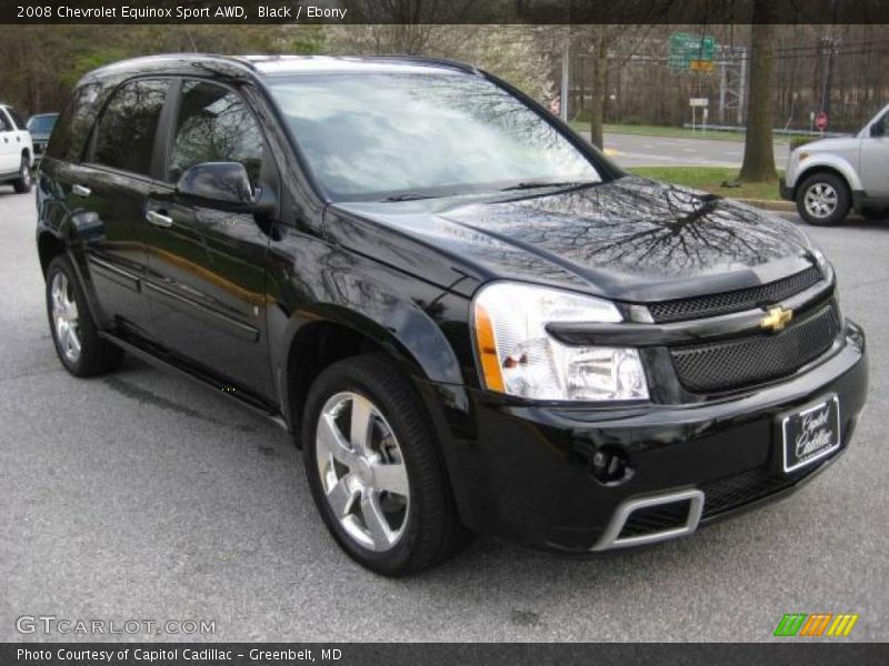 Black / Ebony 2008 Chevrolet Equinox Sport AWD