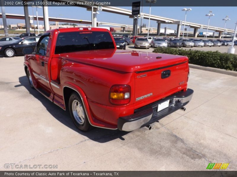 Fire Red / Graphite 2002 GMC Sierra 1500 SLE Regular Cab