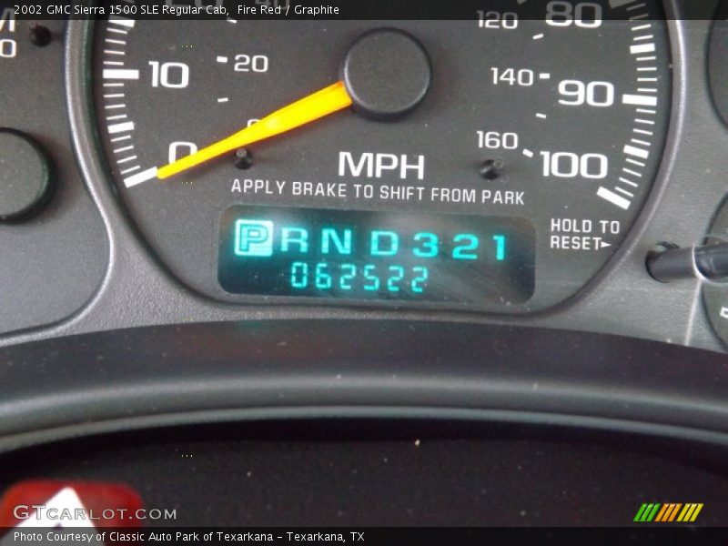 Fire Red / Graphite 2002 GMC Sierra 1500 SLE Regular Cab