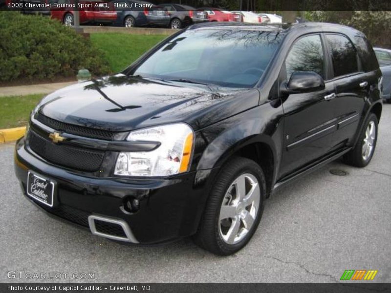 Black / Ebony 2008 Chevrolet Equinox Sport AWD