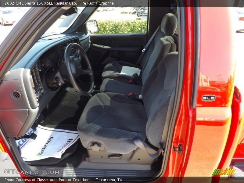 Fire Red / Graphite 2002 GMC Sierra 1500 SLE Regular Cab