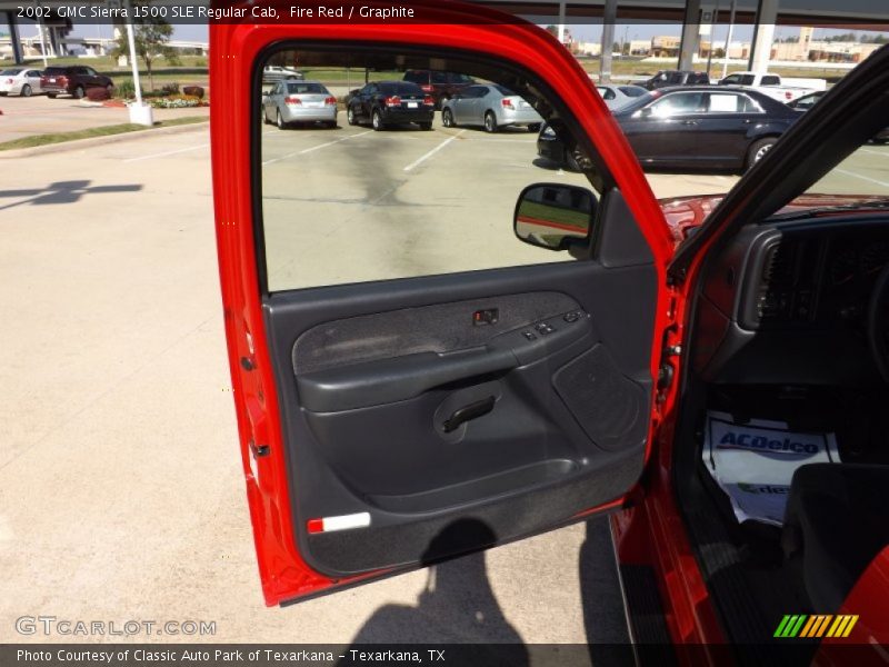 Fire Red / Graphite 2002 GMC Sierra 1500 SLE Regular Cab