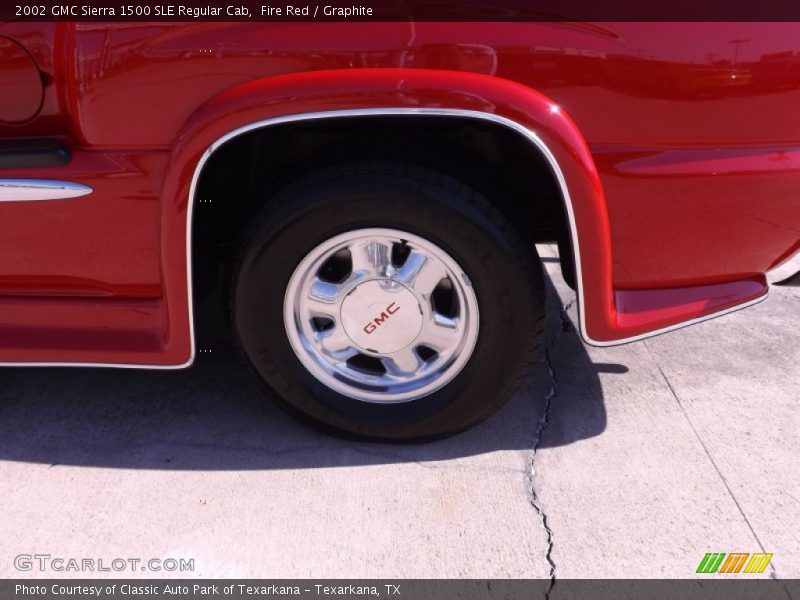 Fire Red / Graphite 2002 GMC Sierra 1500 SLE Regular Cab