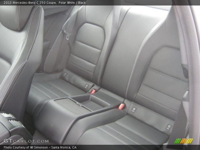 Polar White / Black 2013 Mercedes-Benz C 250 Coupe