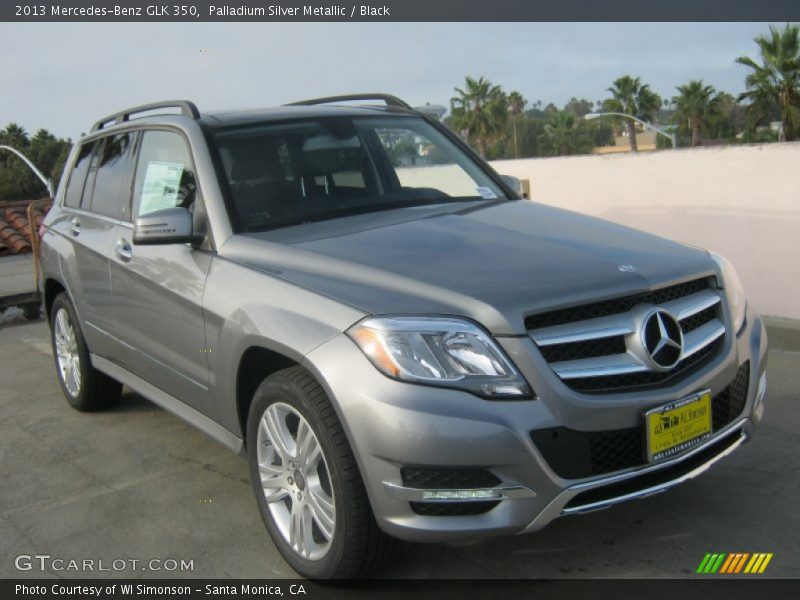 Palladium Silver Metallic / Black 2013 Mercedes-Benz GLK 350