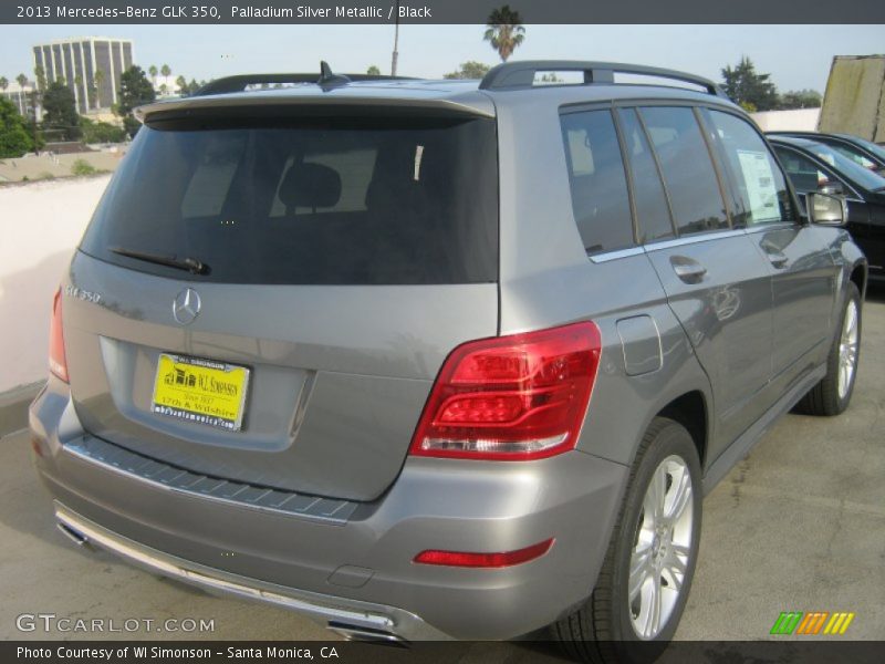 Palladium Silver Metallic / Black 2013 Mercedes-Benz GLK 350