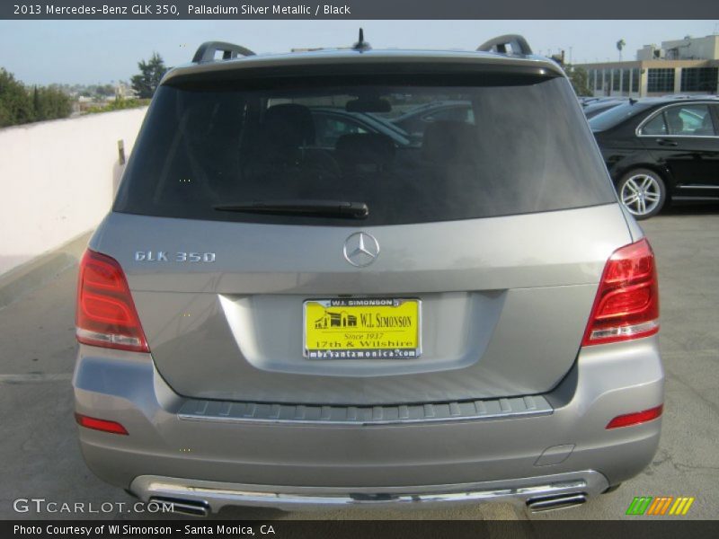 Palladium Silver Metallic / Black 2013 Mercedes-Benz GLK 350