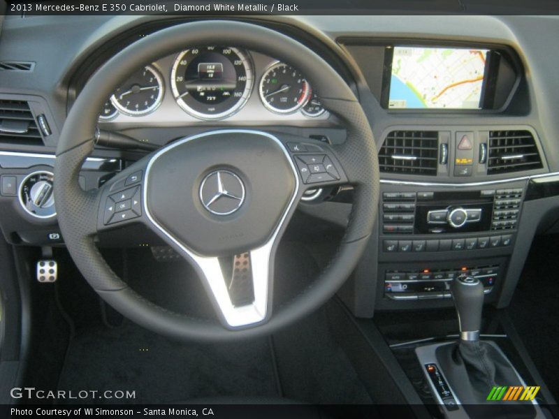 Diamond White Metallic / Black 2013 Mercedes-Benz E 350 Cabriolet