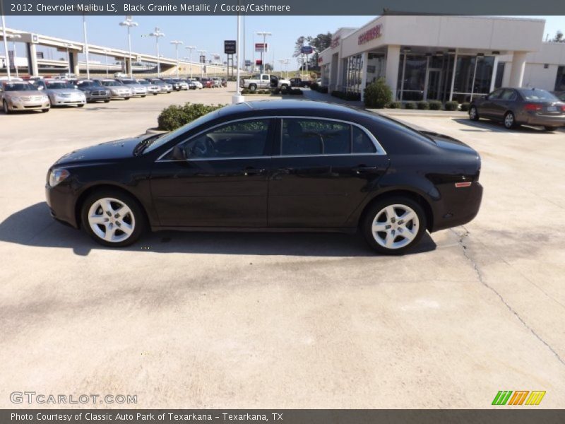 Black Granite Metallic / Cocoa/Cashmere 2012 Chevrolet Malibu LS