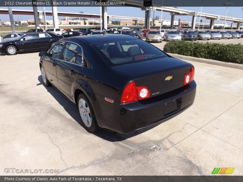 Black Granite Metallic / Cocoa/Cashmere 2012 Chevrolet Malibu LS