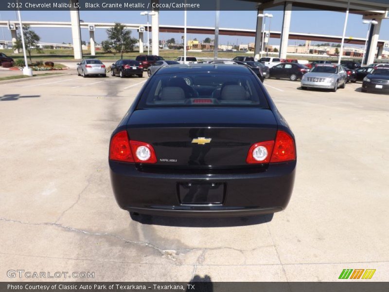 Black Granite Metallic / Cocoa/Cashmere 2012 Chevrolet Malibu LS