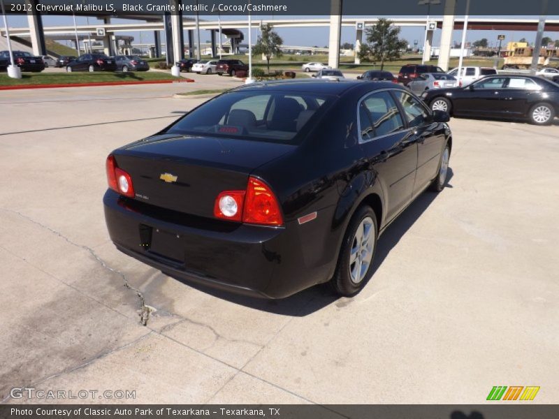 Black Granite Metallic / Cocoa/Cashmere 2012 Chevrolet Malibu LS