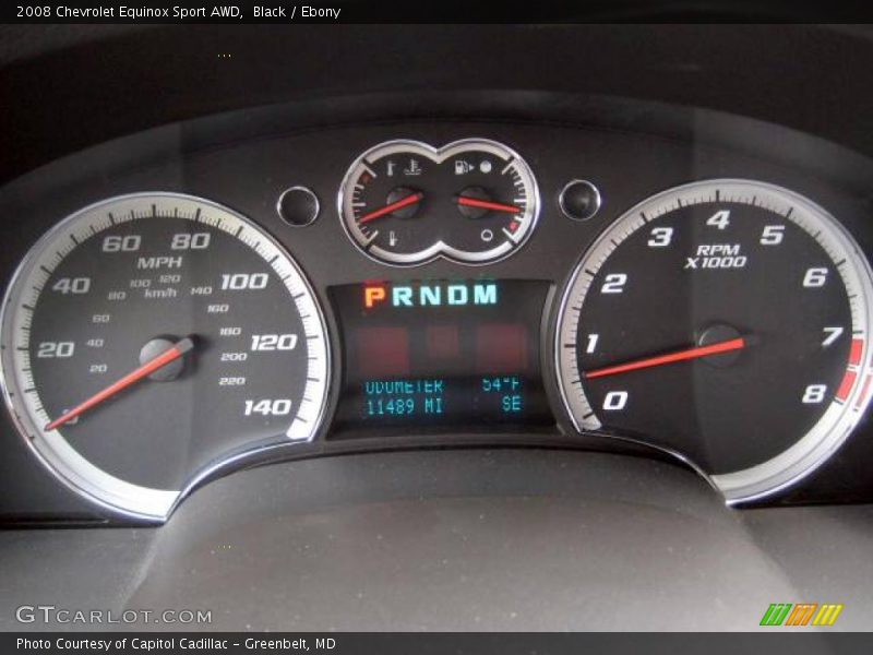 Black / Ebony 2008 Chevrolet Equinox Sport AWD
