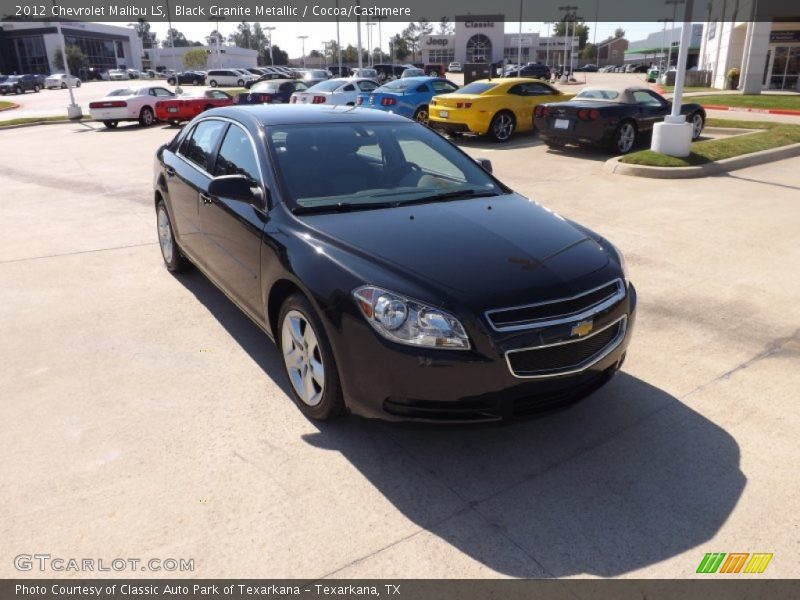 Black Granite Metallic / Cocoa/Cashmere 2012 Chevrolet Malibu LS