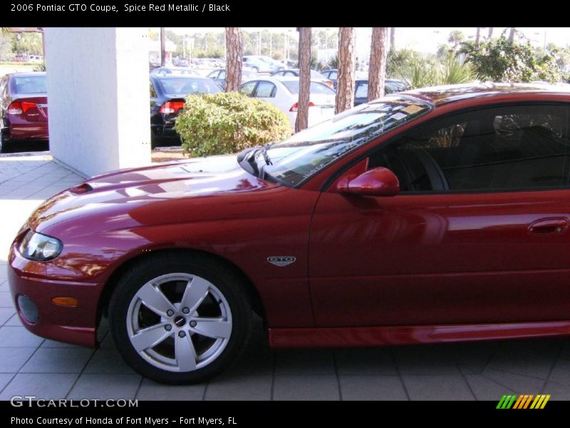 Spice Red Metallic / Black 2006 Pontiac GTO Coupe