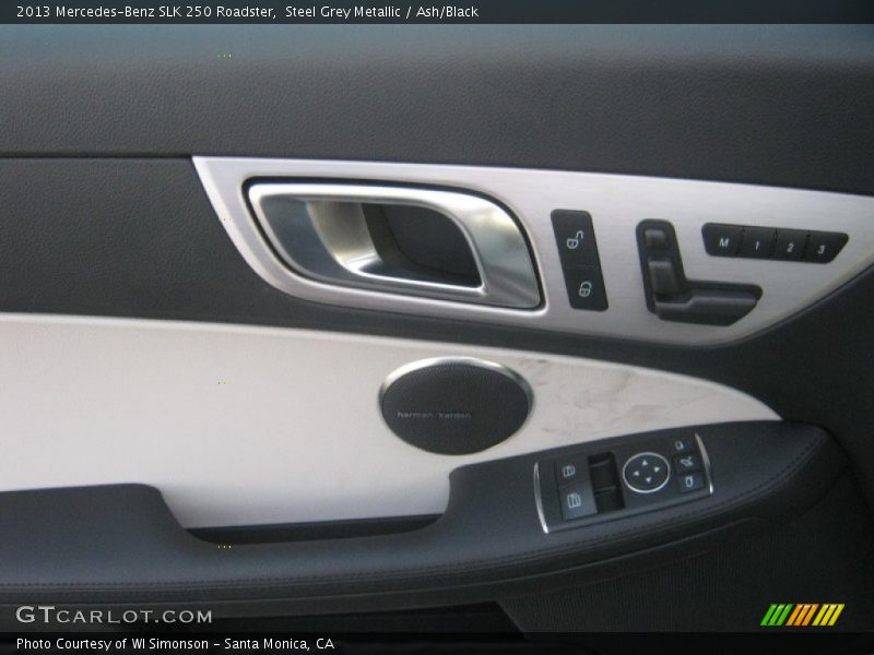Steel Grey Metallic / Ash/Black 2013 Mercedes-Benz SLK 250 Roadster