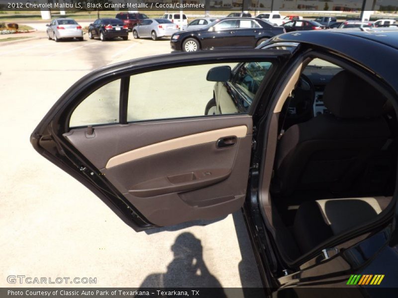Black Granite Metallic / Cocoa/Cashmere 2012 Chevrolet Malibu LS