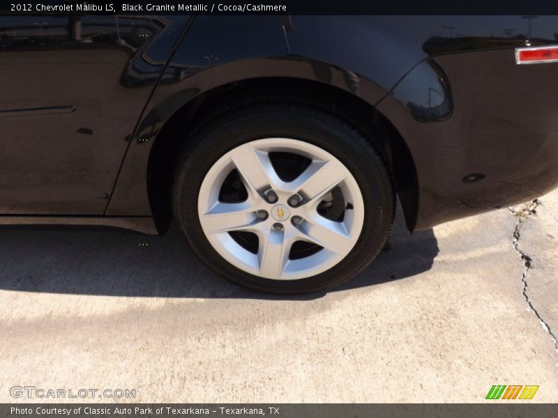 Black Granite Metallic / Cocoa/Cashmere 2012 Chevrolet Malibu LS