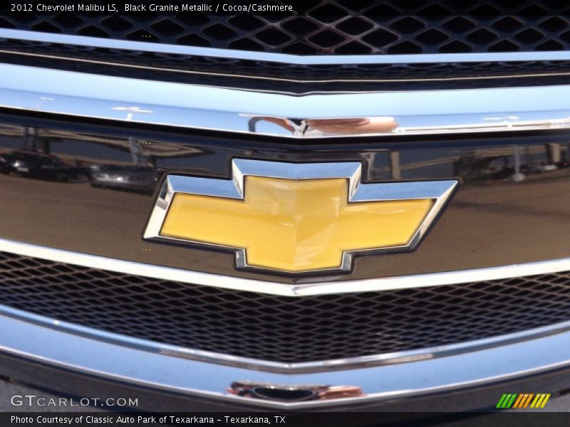 Black Granite Metallic / Cocoa/Cashmere 2012 Chevrolet Malibu LS