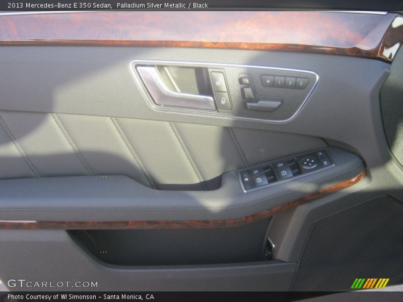 Palladium Silver Metallic / Black 2013 Mercedes-Benz E 350 Sedan