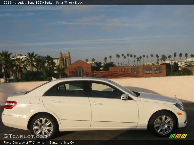 Polar White / Black 2013 Mercedes-Benz E 350 Sedan