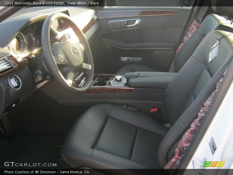 Polar White / Black 2013 Mercedes-Benz E 350 Sedan