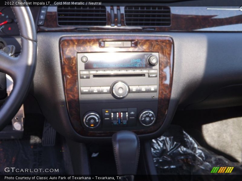 Gold Mist Metallic / Neutral 2012 Chevrolet Impala LT