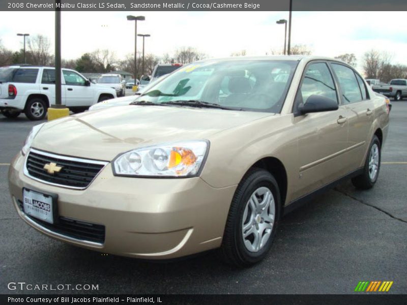 Sandstone Metallic / Cocoa/Cashmere Beige 2008 Chevrolet Malibu Classic LS Sedan