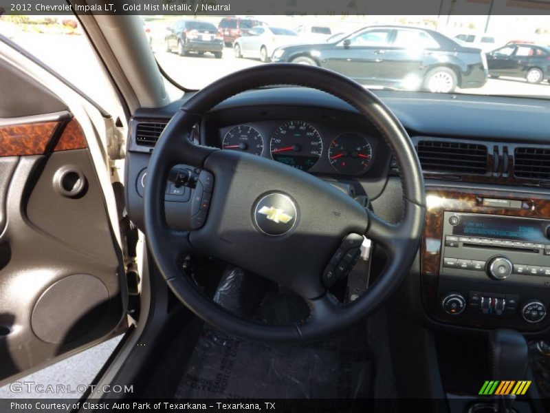 Gold Mist Metallic / Neutral 2012 Chevrolet Impala LT