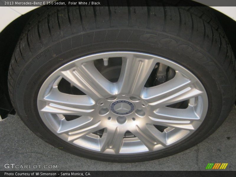 Polar White / Black 2013 Mercedes-Benz E 350 Sedan